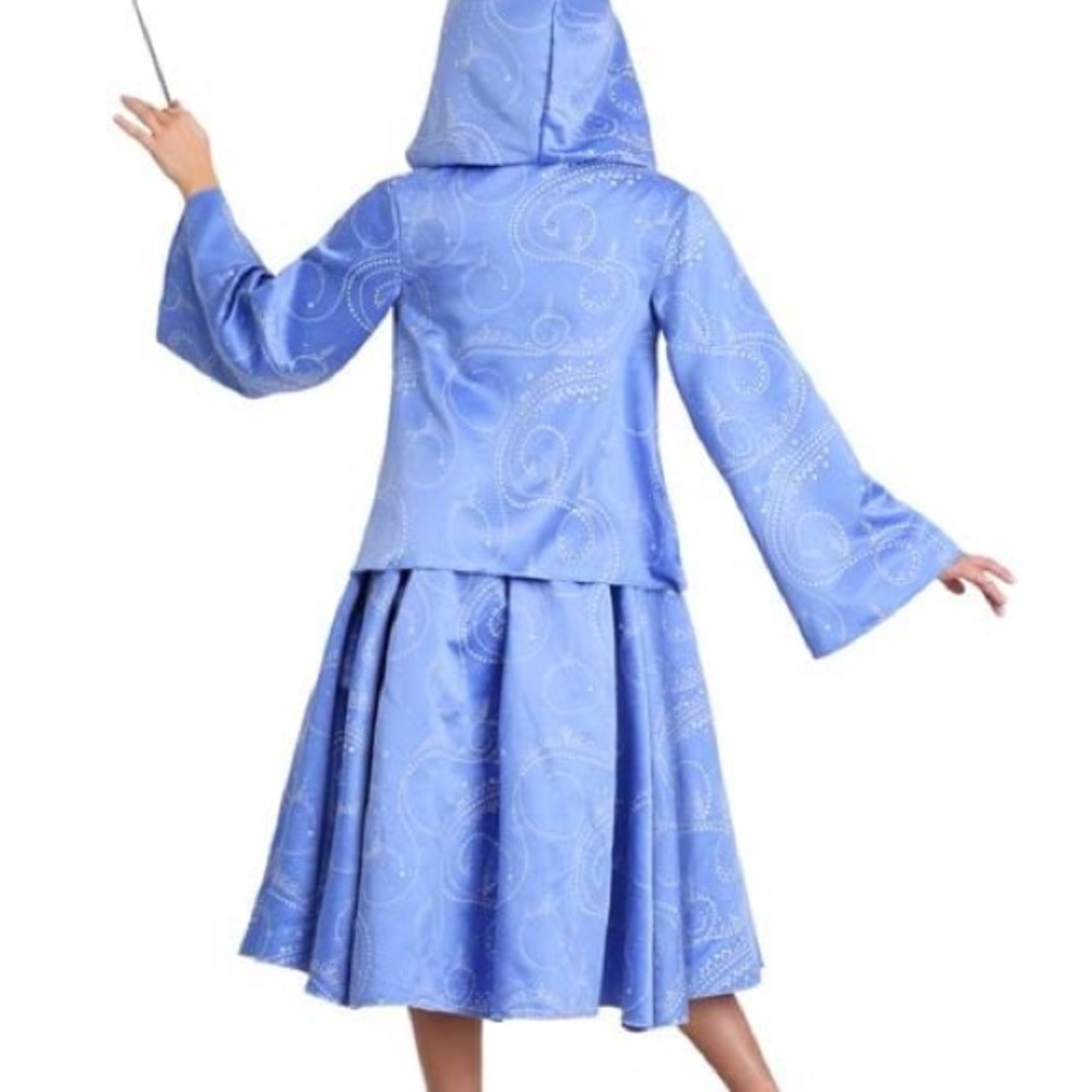 Disney Cinderella fairy  2 piece hooded Godmother custome - Picture 10 of 16